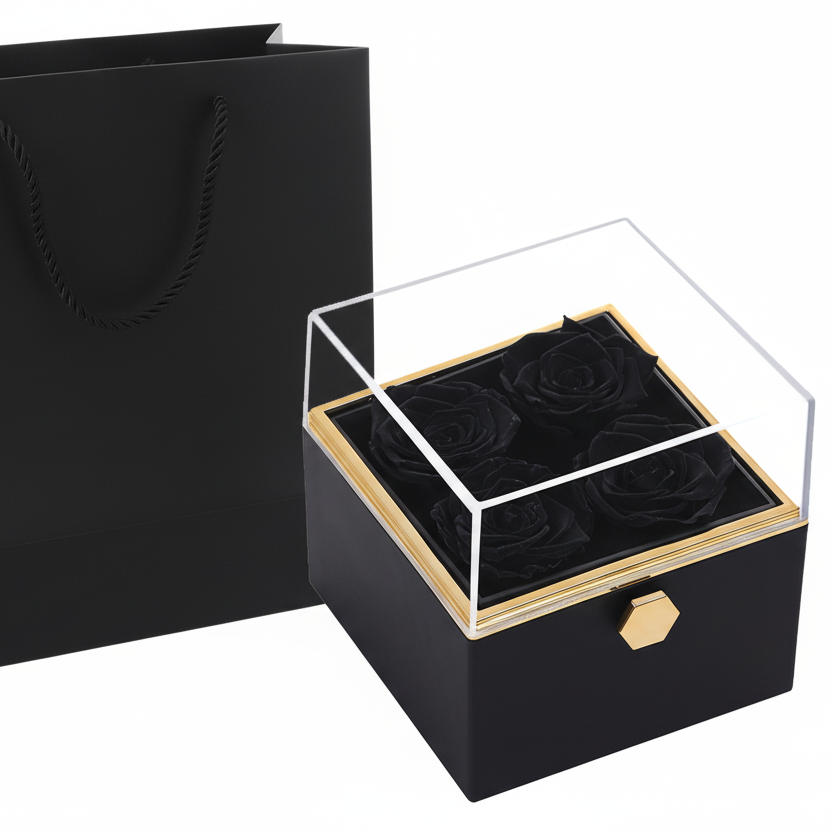 Rotating Eternal Rose Gift Box