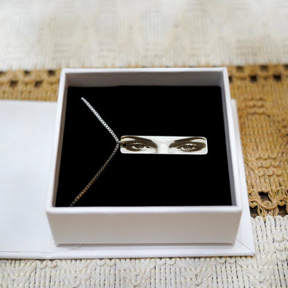 Personalized Eye Photo Necklace
