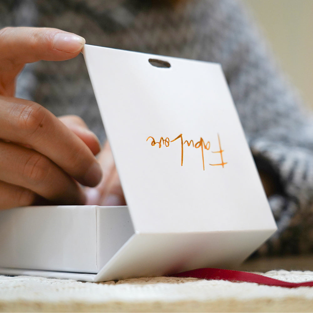 Custom Birth Flower Name Necklace