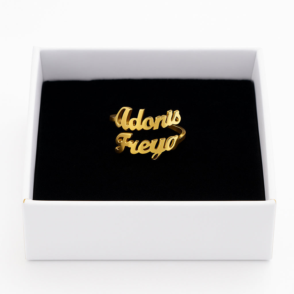 Custom Name Ring
