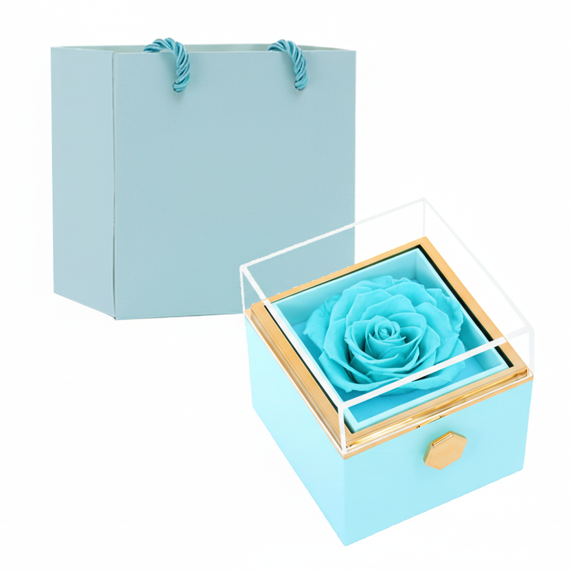 Rotating Eternal Rose Gift Box