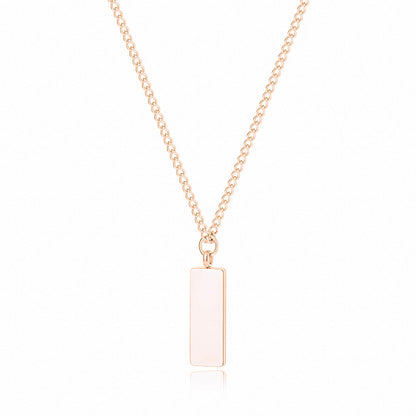 Custom Engraved Minimal Necklace
