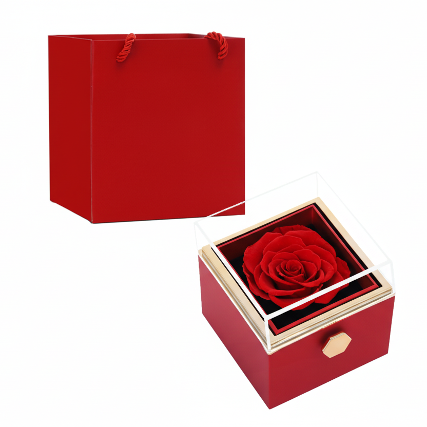 Rotating Eternal Rose Gift Box